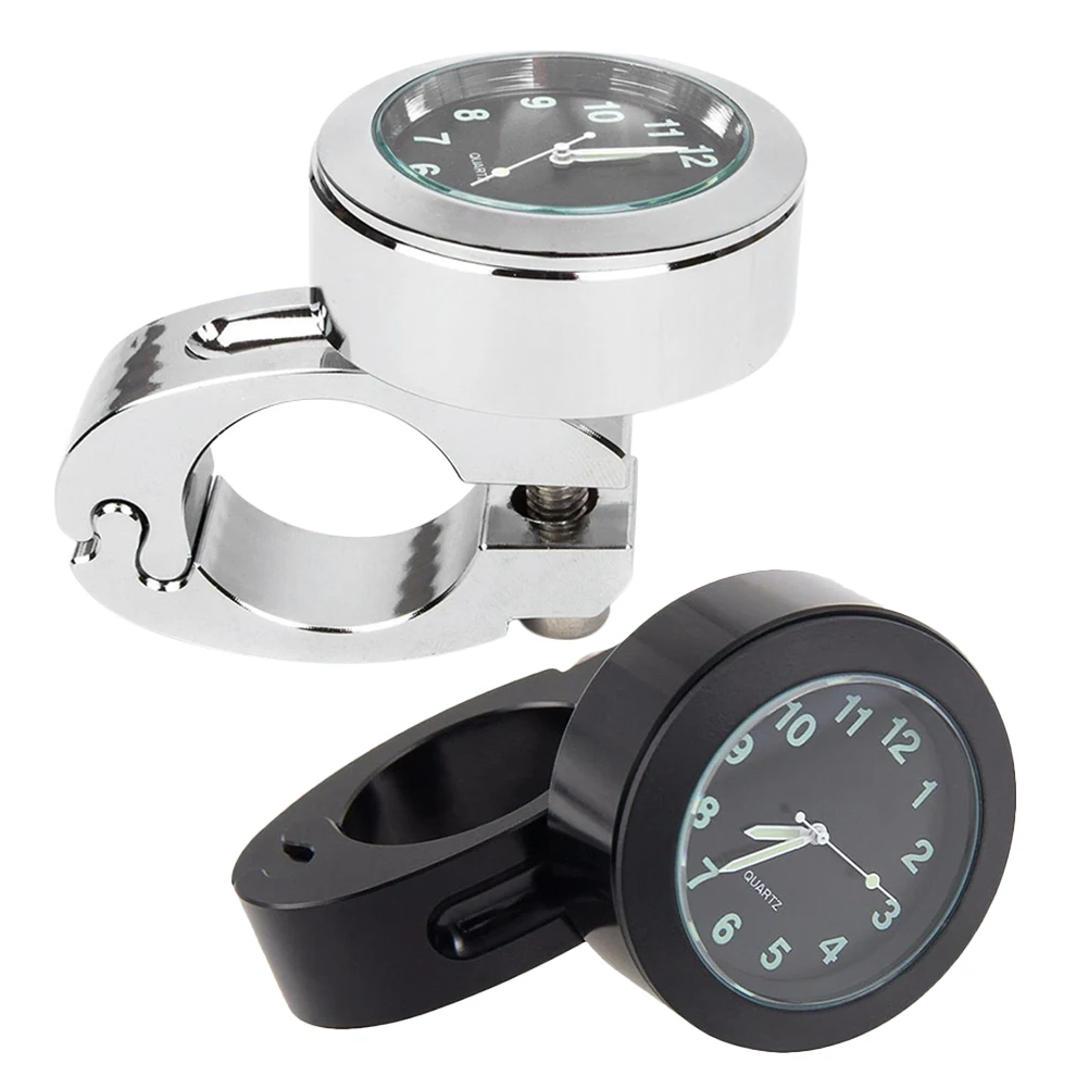2Pcs Mini Motorcycle Clock Handlebar Mount Replacement Car Clock Bike Accurate Timekeeping Aluminum Waterproof ShockResistant
2Pcs Mini Motorcycle Clock Handlebar Mount Replacement Car Clock Bike Accurate Timekeeping Aluminum Waterproof ShockResistant