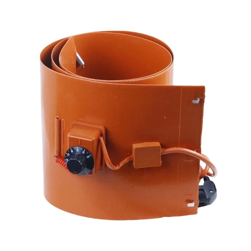 OvO Store 200L Barrel-shaped Silicone Heating Belt, 220V2KW Rubber Heater Jacket 1740x250mm, with Knob Thermostat for Oil Drums
OvO Store 200L Barrel-shaped Silicone Heating Belt, 220V2KW Rubber Heater Jacket 1740x250mm, with Knob Thermostat for Oil Drums