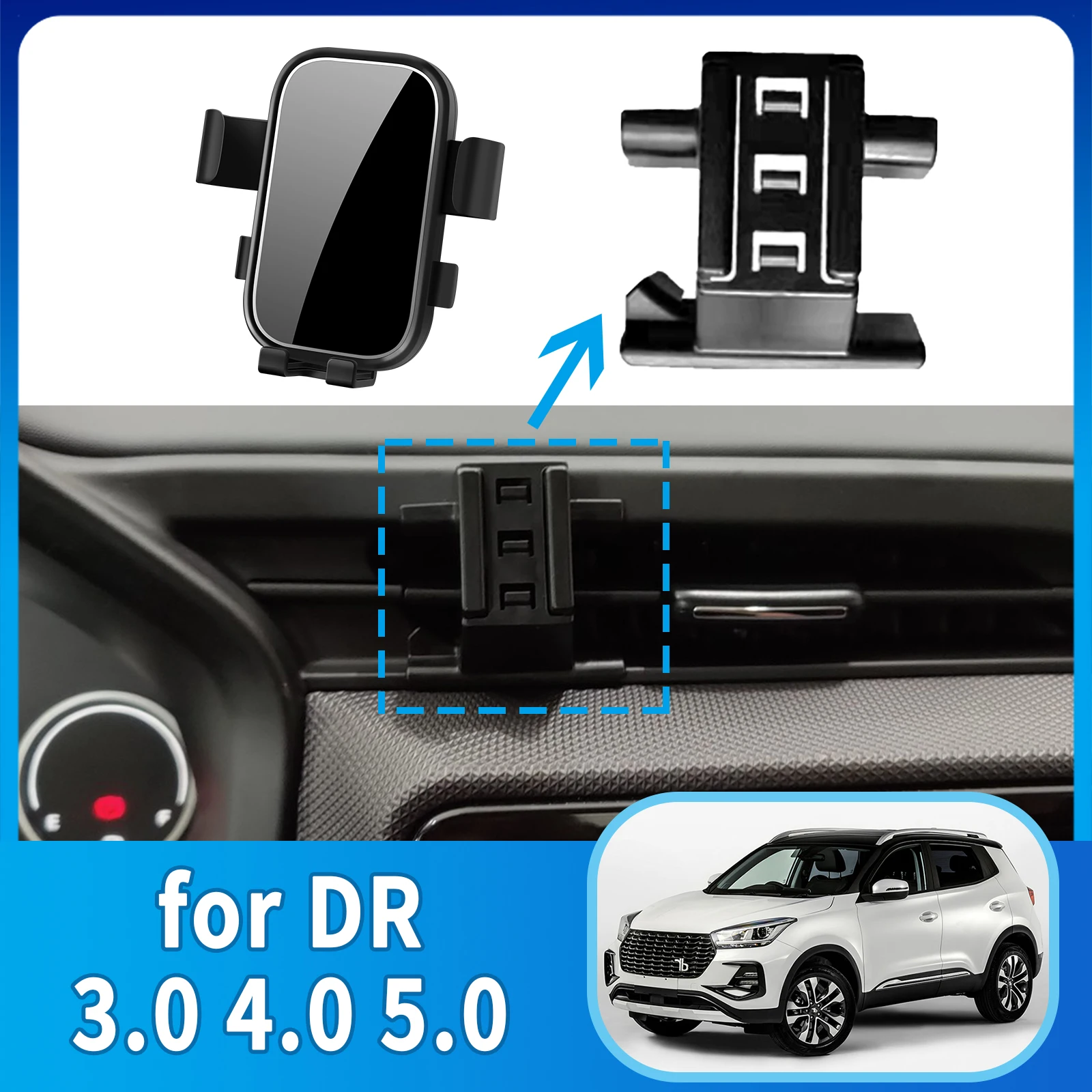 Fit for DR 5.0 4.0 3.0 DR 3 4 5 Car Mobile Phone Holder Accessories GPS Bracket Navigation Stand Auto 
Fit for DR 5.0 4.0 3.0 DR 3 4 5 Car Mobile Phone Holder Accessories GPS Bracket Navigation Stand Auto