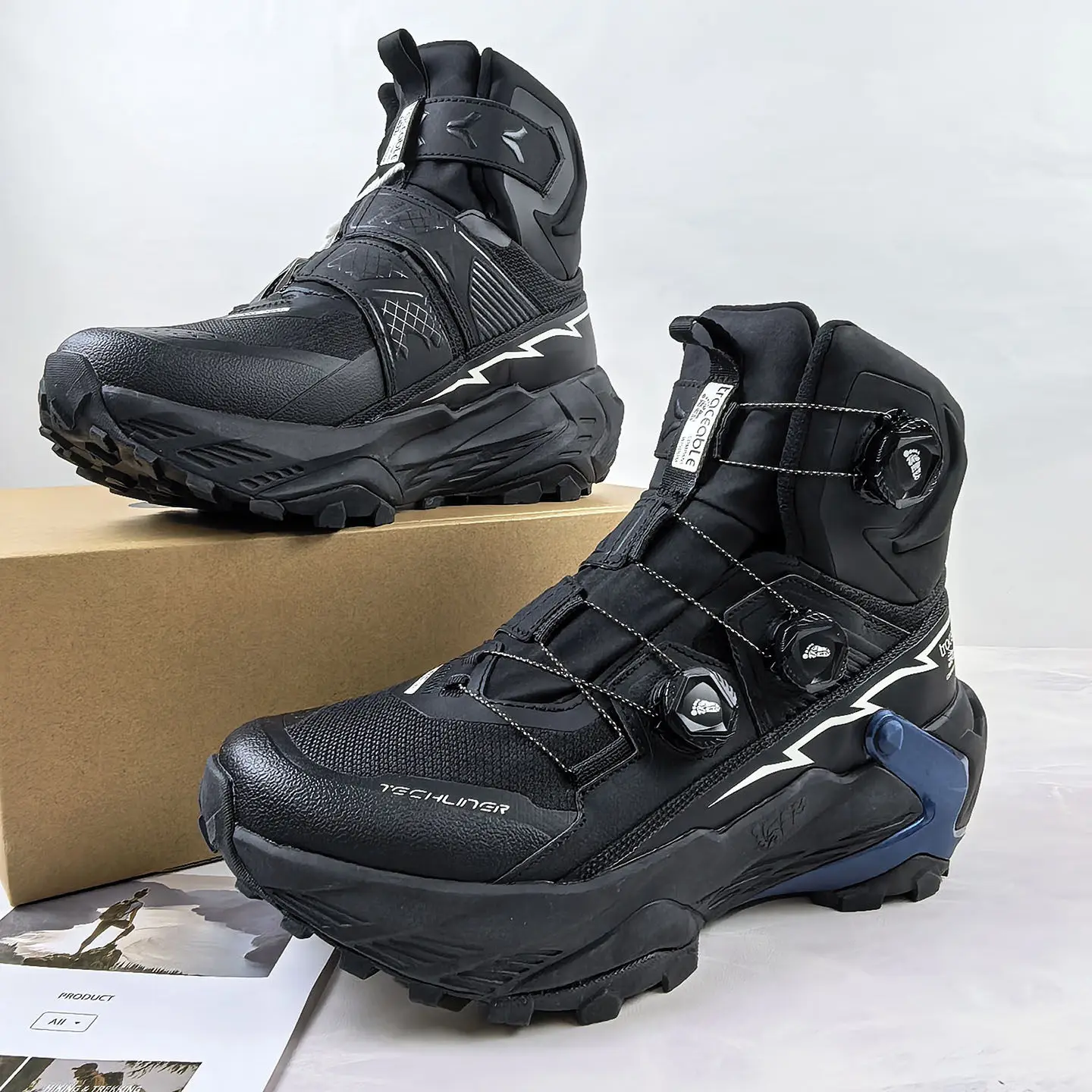 Men's Wide-Fit High-Top Hiking Boots: Comfortable and Versatile Unisex Hiking Boots, Sports Shoes, Walking and Hiking Shoes
Men's Wide-Fit High-Top Hiking Boots: Comfortable and Versatile Unisex Hiking Boots, Sports Shoes, Walking and Hiking Shoes