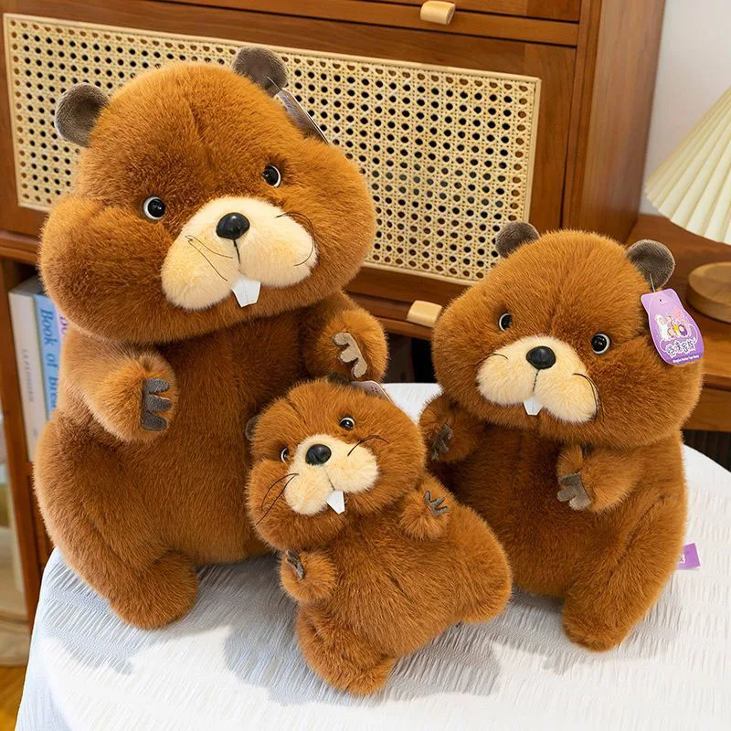 Soft Fluffy Brown Beaver Plush Toy Multiple Sizes Cute Stuffed Animal Doll for Living Room Desktop Decor Cozy Home Ornament
Soft Fluffy Brown Beaver Plush Toy Multiple Sizes Cute Stuffed Animal Doll for Living Room Desktop Decor Cozy Home Ornament
