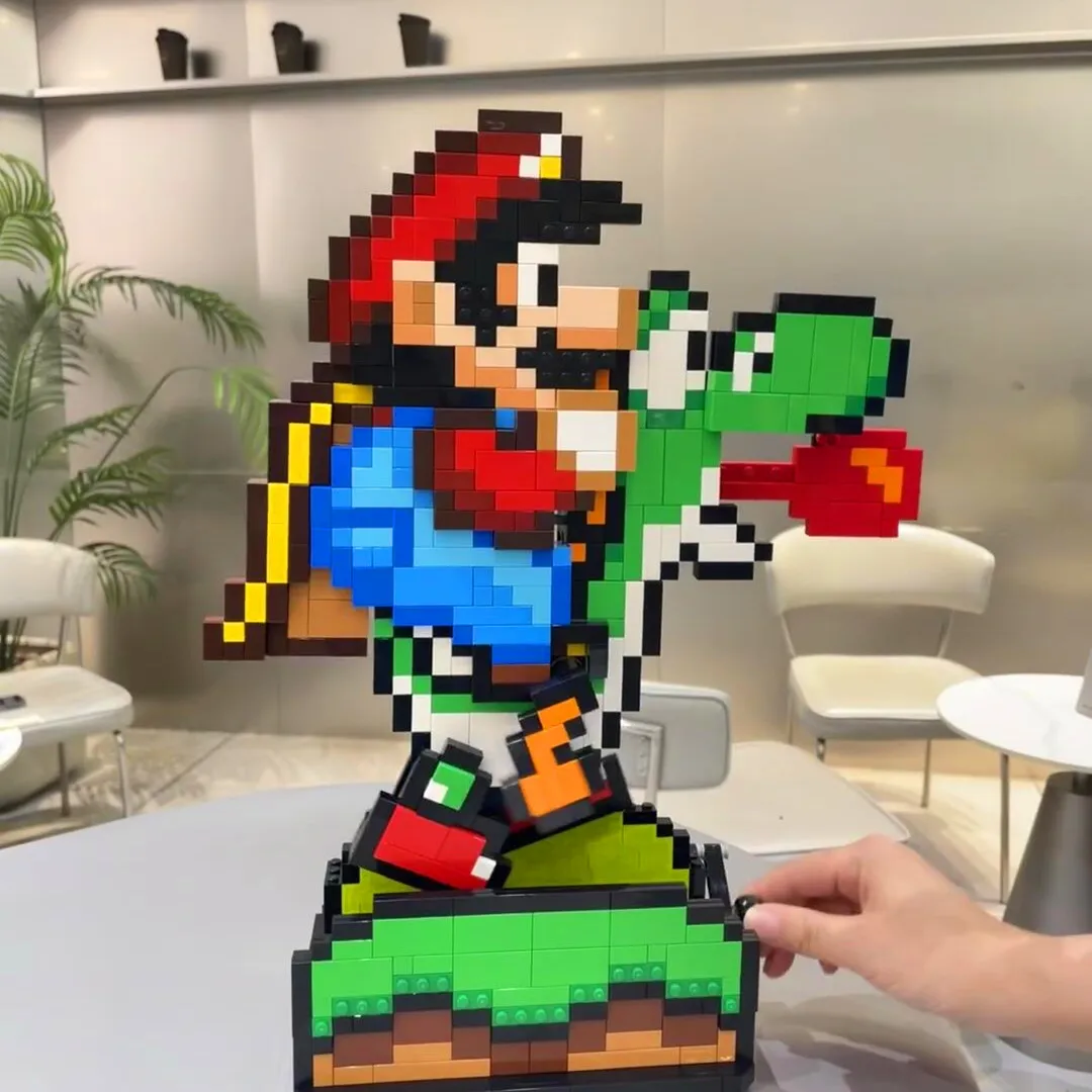 1215 шт., горячая игрушка, игра в кино, Super Mari Yoshi 71438, строительные блоки, сборная модель головоломки для праздника, подарки на Рождество, день рождения
1215 шт., горячая игрушка, игра в кино, Super Mari Yoshi 71438, строительные блоки, сборная модель головоломки для праздника, подарки на Рождество, день рождения