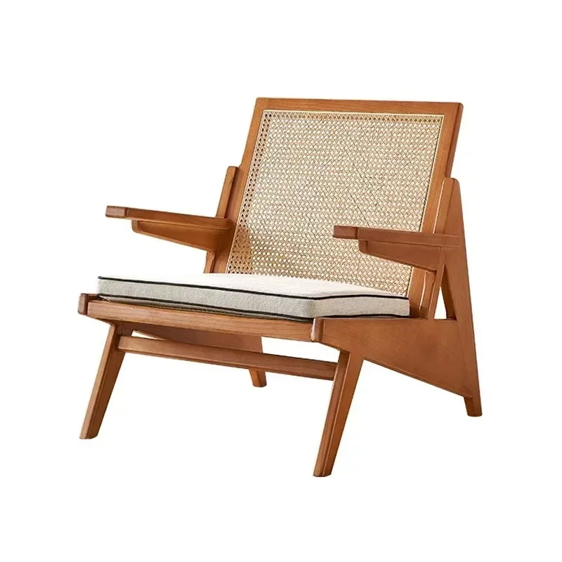 Wabi Sandy Wind Solid Wood Rattan Sofa Combination Double Retro Chandigarh Leisure Chair
Wabi Sandy Wind Solid Wood Rattan Sofa Combination Double Retro Chandigarh Leisure Chair