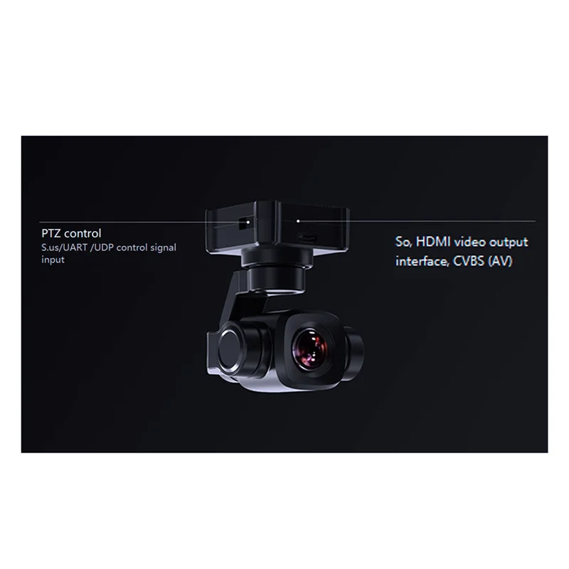 T35C For A8 Mini 4K AI 8MP Ultra HD 6X Digital Zoom Gimbal Camera with DVR 1/1.7 Inch Sensor 55X55X70mm
T35C For A8 Mini 4K AI 8MP Ultra HD 6X Digital Zoom Gimbal Camera with DVR 1/1.7 Inch Sensor 55X55X70mm