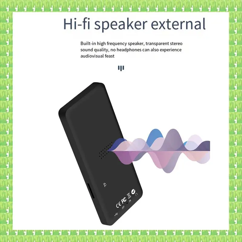 MP4 MP3 Bluetooth Player 160X120px Mini Walkman Student 1.8 Inches Screen 64G Plug Card Sports Music Player, Durable E
MP4 MP3 Bluetooth Player 160X120px Mini Walkman Student 1.8 Inches Screen 64G Plug Card Sports Music Player, Durable E