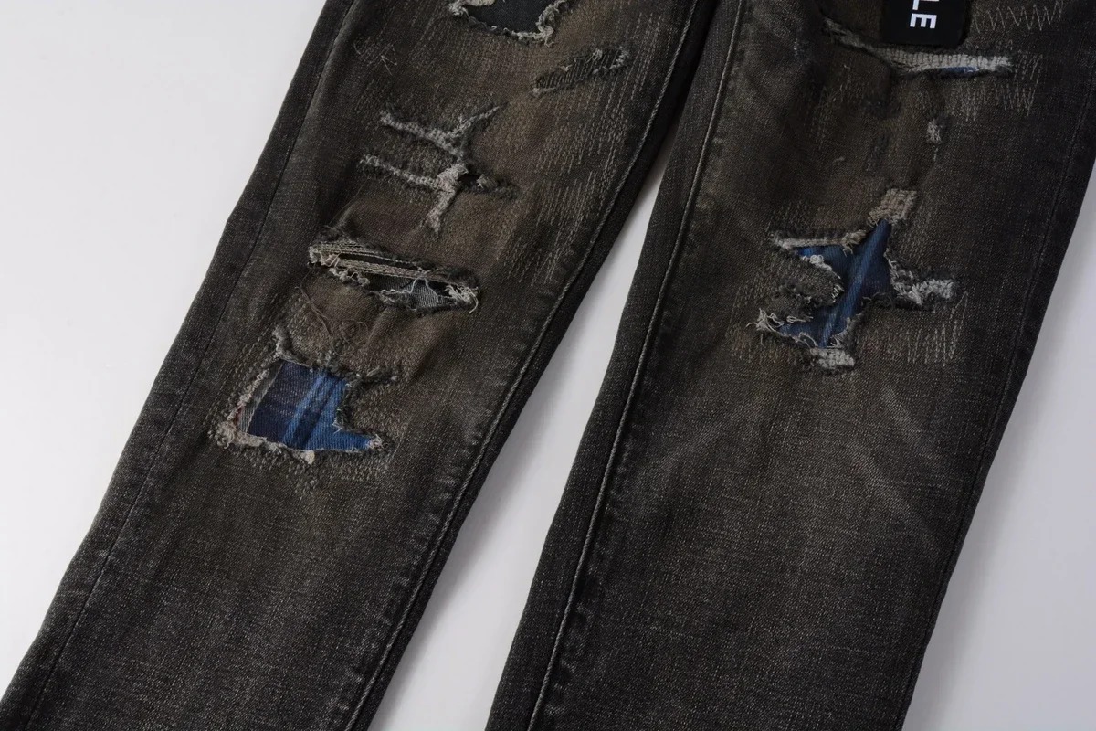 Fashion top quality Jeans Brand Men High Street Paint Dot Knife Cut Hole Repair Low Rise Skinny Denim Pants
Fashion top quality Jeans Brand Men High Street Paint Dot Knife Cut Hole Repair Low Rise Skinny Denim Pants