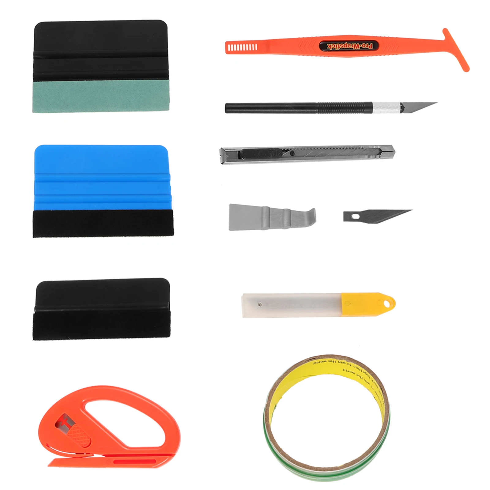 15 Piece Car Window Tint Tool Kit Scraper Blade Set for Film Application Plastic Tools Suite Professional Quality
15 Piece Car Window Tint Tool Kit Scraper Blade Set for Film Application Plastic Tools Suite Professional Quality