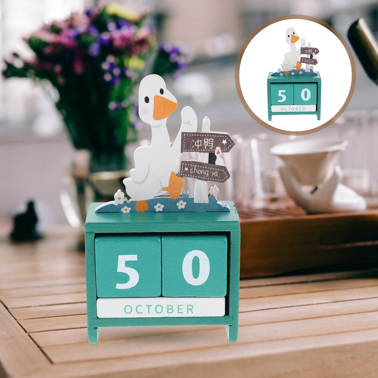 Wooden Perpetual Decorative Block For Office Home Desktop Standing Calendar Reusable Lightweight Eco-Friendly Adorable
Wooden Perpetual Decorative Block For Office Home Desktop Standing Calendar Reusable Lightweight Eco-Friendly Adorable