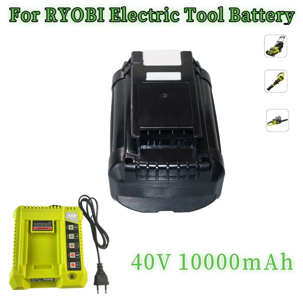 40V 10.0Ah Li-Ion Rechargeable For Ryobi RY40502 RY40200 40 V Cordless Power Tools Battery OP4050 OP4026 OP40401
40V 10.0Ah Li-Ion Rechargeable For Ryobi RY40502 RY40200 40 V Cordless Power Tools Battery OP4050 OP4026 OP40401