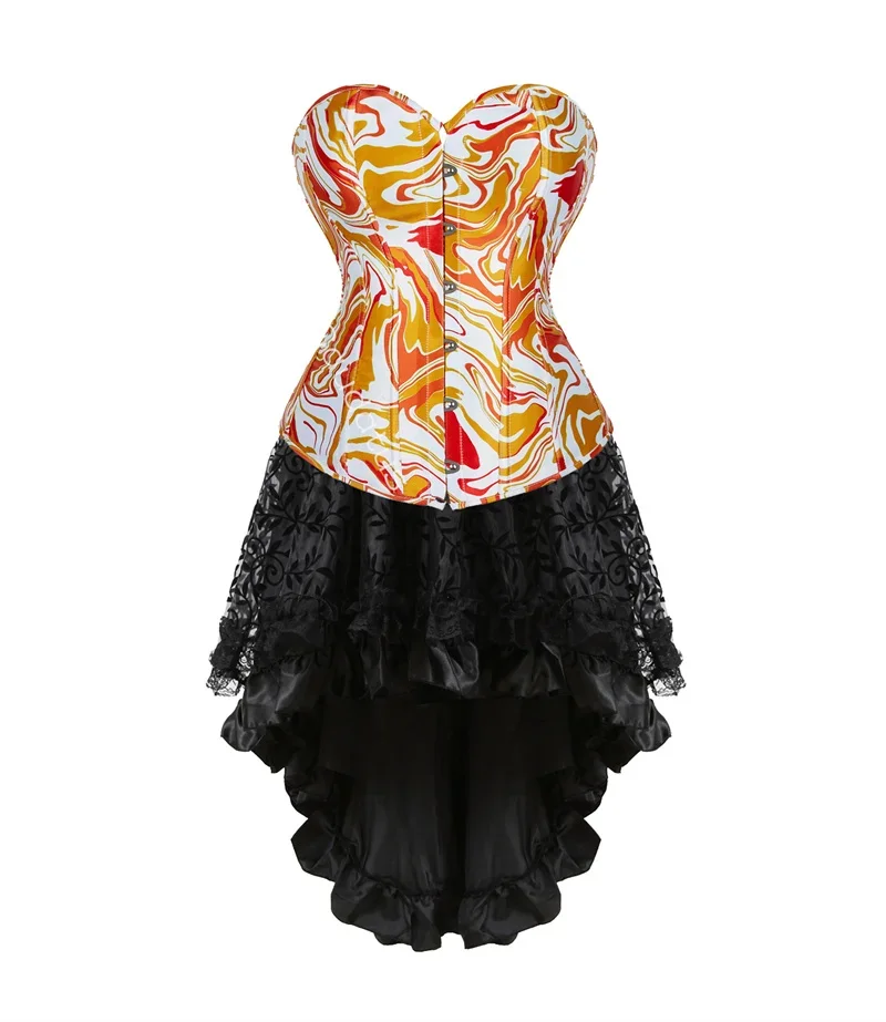 Corset Dress Tutu Skrits Set Outfit Plus Size Printing Zebra Leopard With Lace Gothic Costume Sexy Burlesque Ladies Basques Pink
Corset Dress Tutu Skrits Set Outfit Plus Size Printing Zebra Leopard With Lace Gothic Costume Sexy Burlesque Ladies Basques Pink