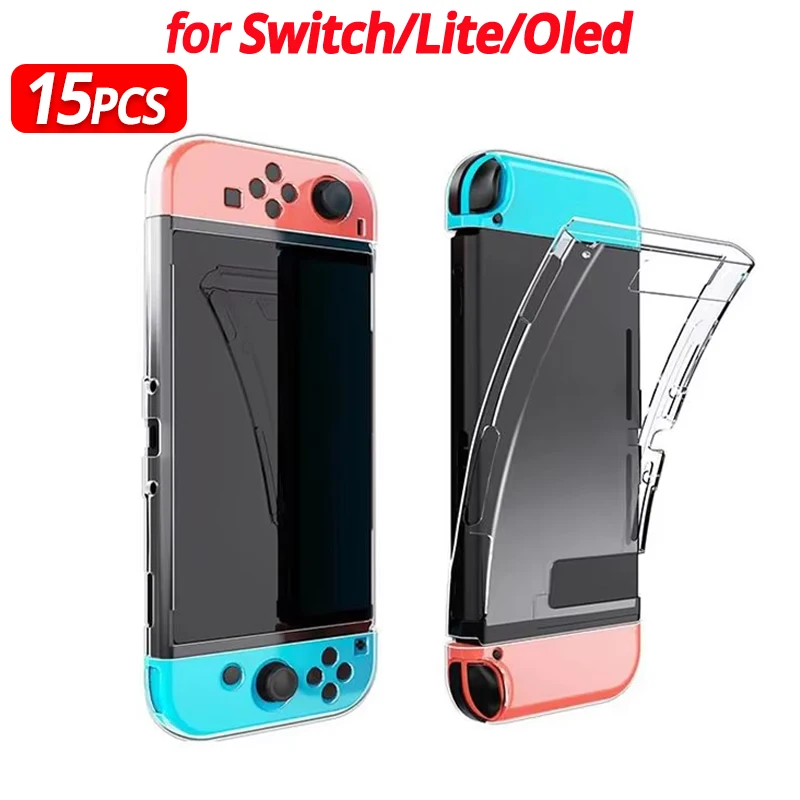 1 упаковка, силиконовый чехол для Nintendo Switch/Switch Lite, мягкий защитный чехол из ТПУ, бампер, прозрачный защитный чехол, Oled Shell
1 упаковка, силиконовый чехол для Nintendo Switch/Switch Lite, мягкий защитный чехол из ТПУ, бампер, прозрачный защитный чехол, Oled Shell