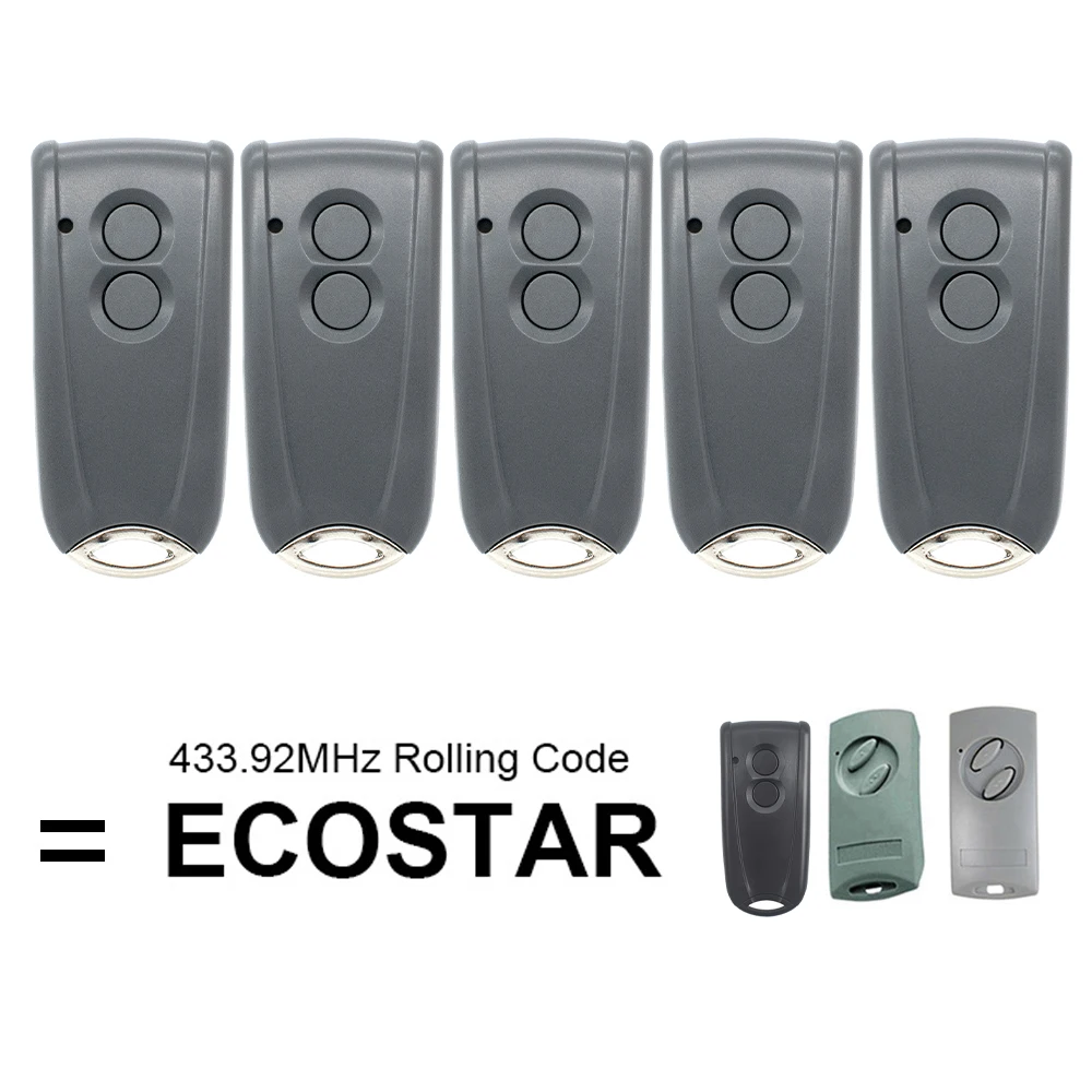 1-5pcs ECOSTAR RSC2 RSE2 RSC2-433 RSE2-433 RSZ1 433.92MHz Rolling Code Garage Door Remote Control Command Controller Transmitter
1-5pcs ECOSTAR RSC2 RSE2 RSC2-433 RSE2-433 RSZ1 433.92MHz Rolling Code Garage Door Remote Control Command Controller Transmitter
