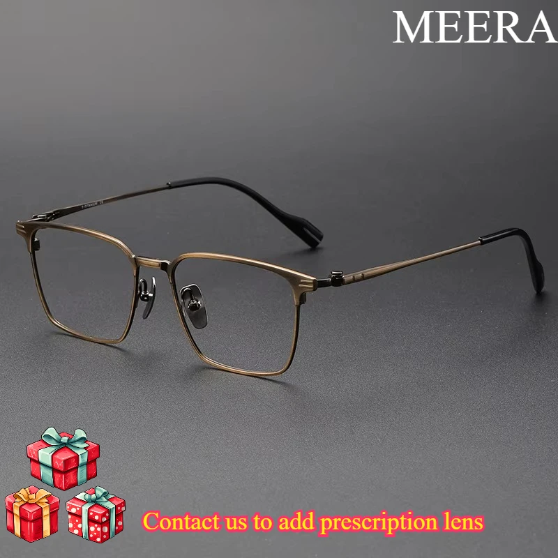 Ultra Light Pure Titanium Eyeglasses Frame Men Square Business Anti Blue Light Myopia Prescription Glasses Frame Vintage Eyewear
Ultra Light Pure Titanium Eyeglasses Frame Men Square Business Anti Blue Light Myopia Prescription Glasses Frame Vintage Eyewear