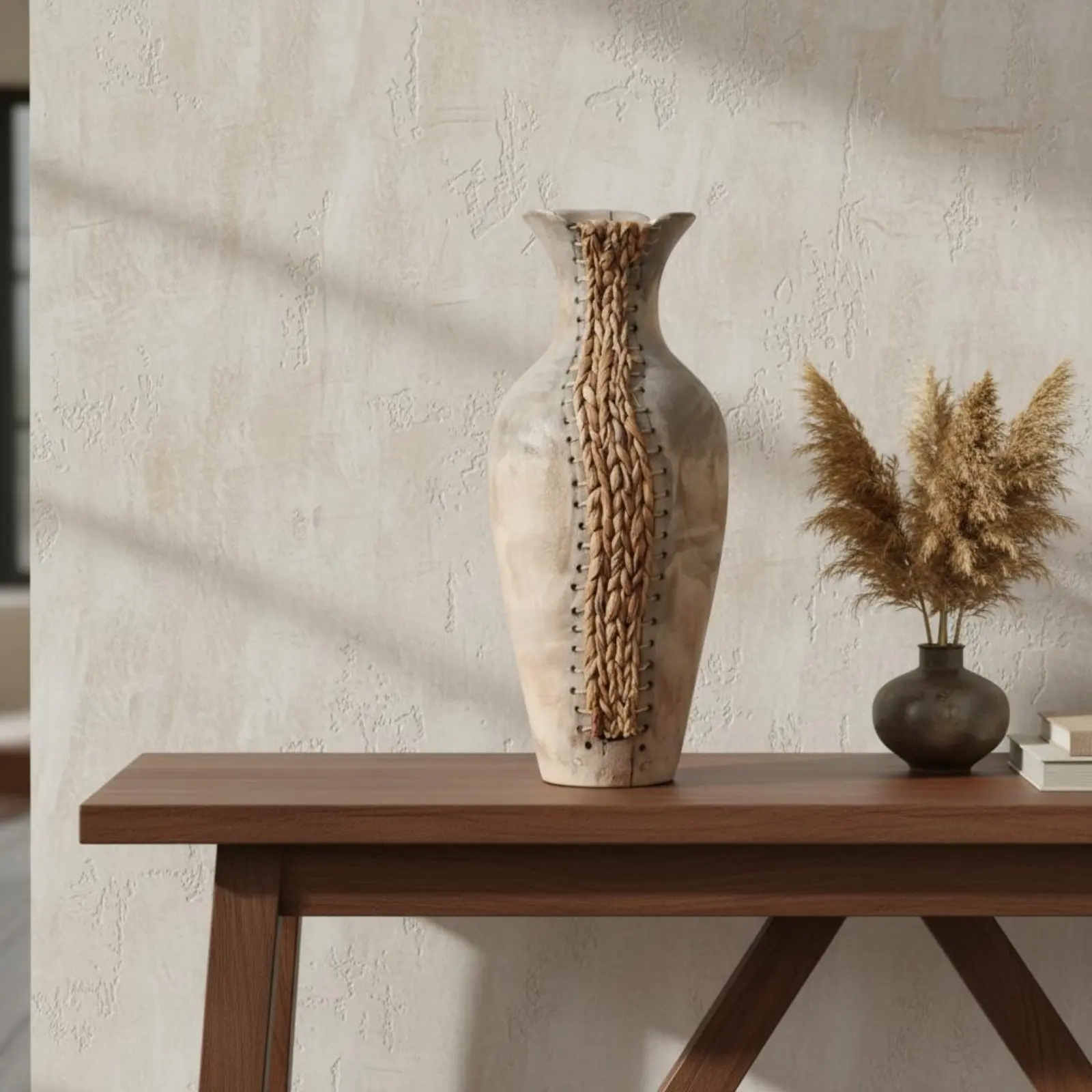 Wabi Sabi Vase Artisanal Rustic Flower Vase Home Decor Interior Accent Textured
Wabi Sabi Vase Artisanal Rustic Flower Vase Home Decor Interior Accent Textured