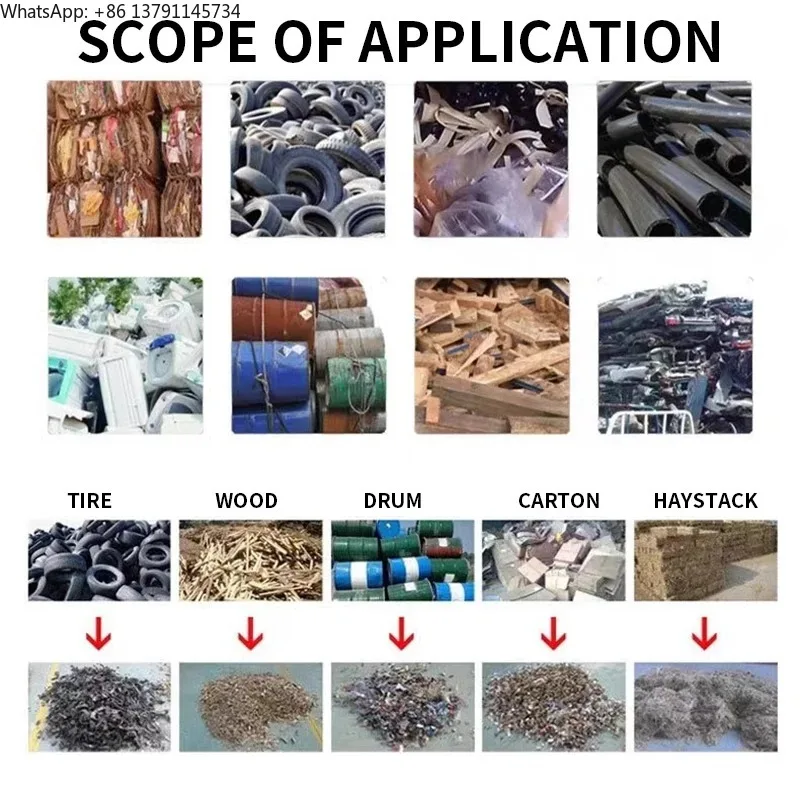 200 type Industrial Shredder 2.2KW Universal Electric Crusher Plastic Scrap Impact Shredded Machine Wood Waste Metal Treatment
200 type Industrial Shredder 2.2KW Universal Electric Crusher Plastic Scrap Impact Shredded Machine Wood Waste Metal Treatment