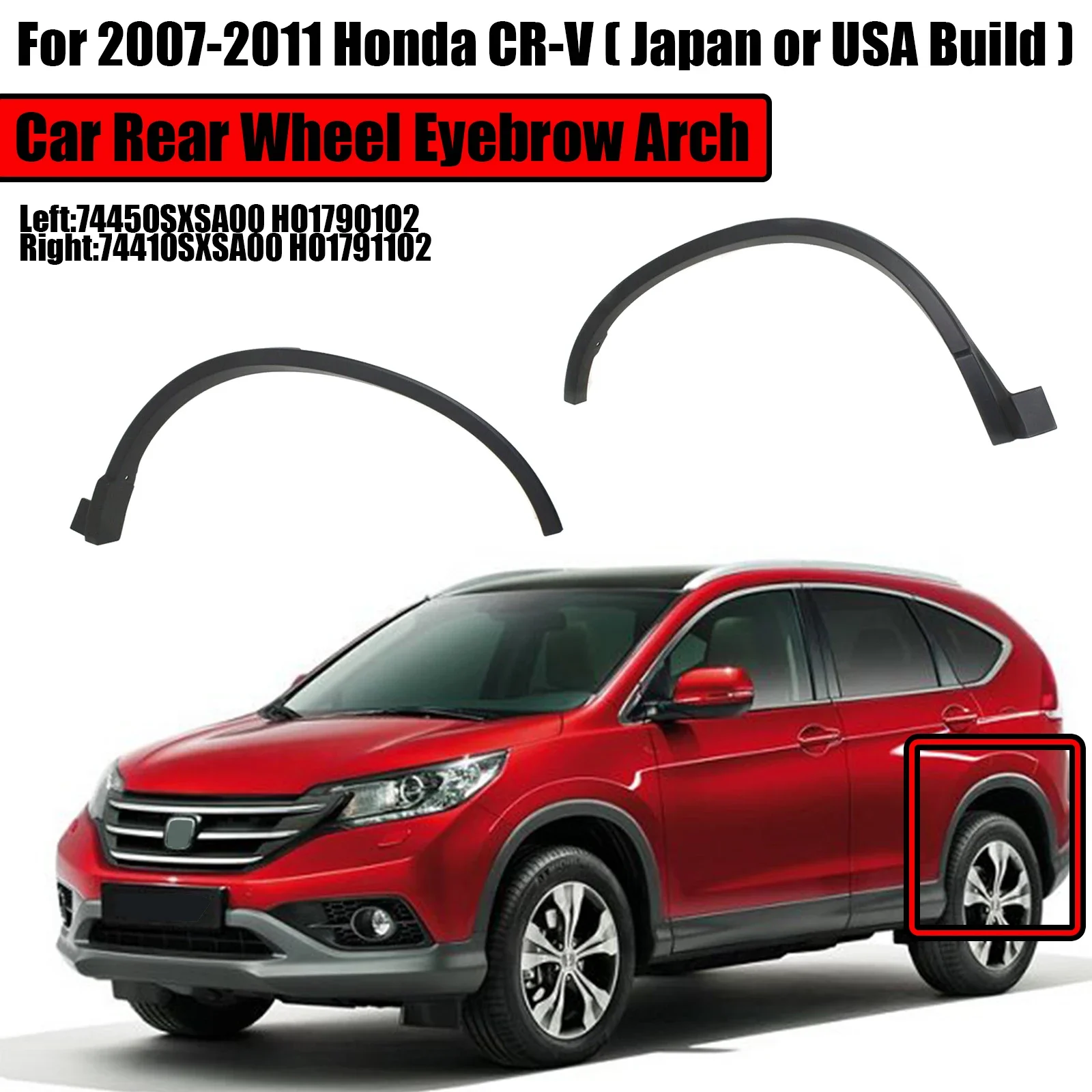 Крыло автомобильного заднего колеса для Honda CR-V, Япония или США, 74450SXSA00 74410SXSA00, молдинг, брызговик
Крыло автомобильного заднего колеса для Honda CR-V, Япония или США, 74450SXSA00 74410SXSA00, молдинг, брызговик