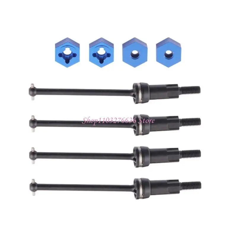 R6FD Aluminum Alloy Differential Drive Shaft Set for 1/18 Remote Models Front Rear Driveshaft with 10mm Wheel Hexes
R6FD Aluminum Alloy Differential Drive Shaft Set for 1/18 Remote Models Front Rear Driveshaft with 10mm Wheel Hexes