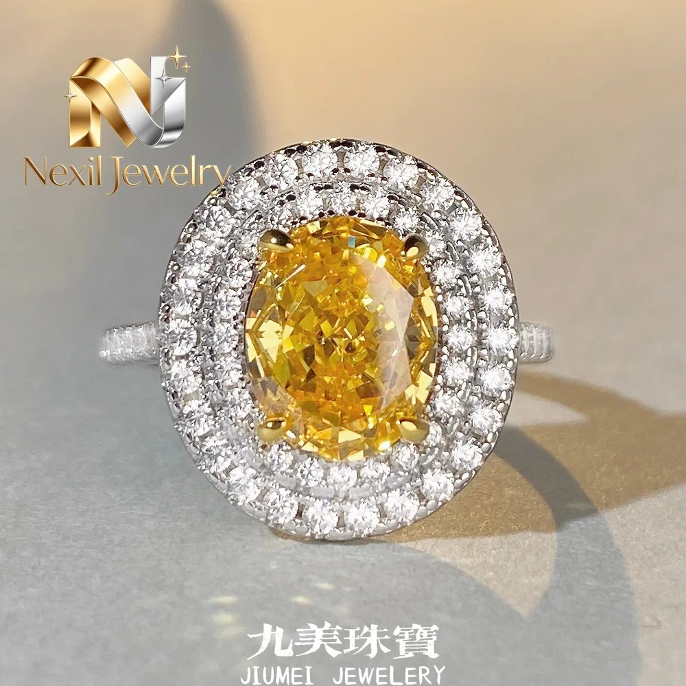 Nexil Jewelry Luxury Solid Platinum PT950 Women's 4 karat Ice Flower Diamond Ring
Nexil Jewelry Luxury Solid Platinum PT950 Women's 4 karat Ice Flower Diamond Ring