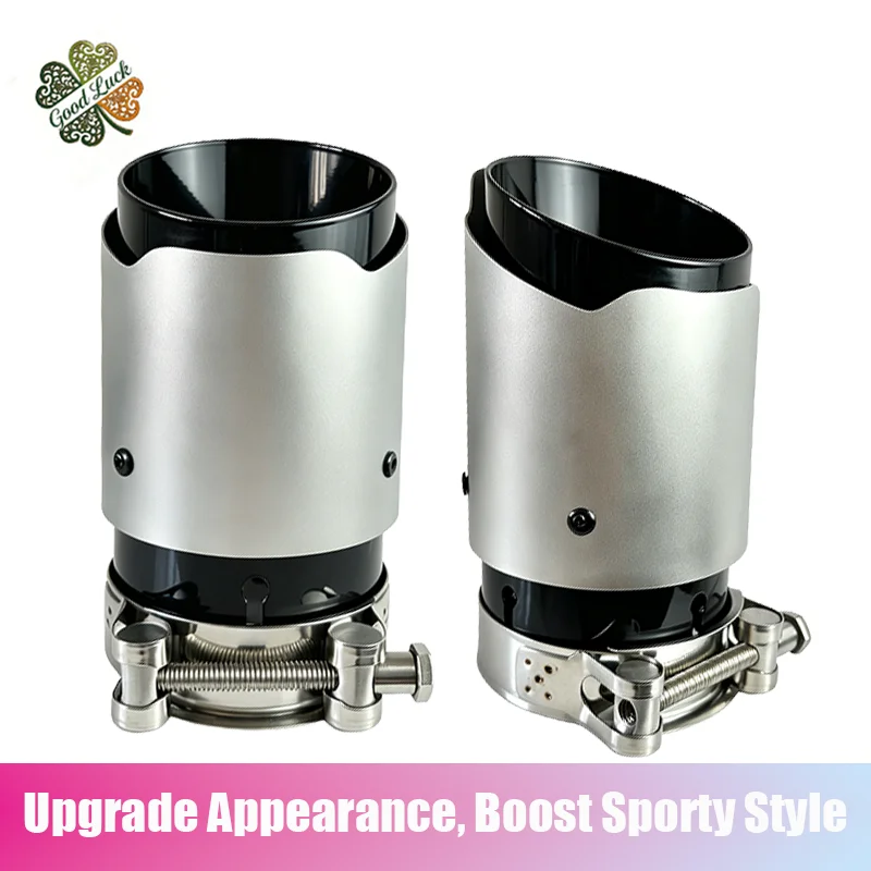 1pc hollow AKlogo inner black outer sand bee double stainless steel car exhaust pipe tail throat muffler universal modification
1pc hollow AKlogo inner black outer sand bee double stainless steel car exhaust pipe tail throat muffler universal modification