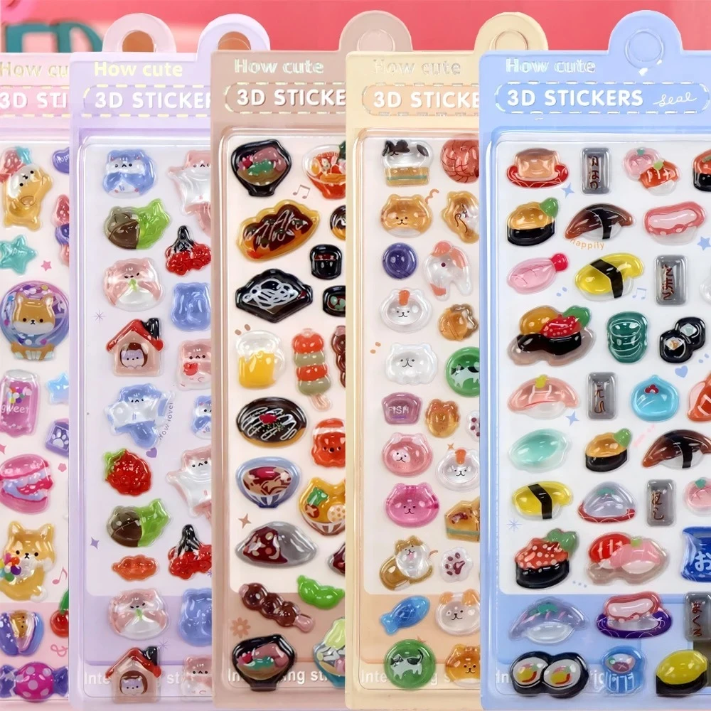 Cute Cartoon Animals Series 3D Puffy Stickers Funny Three-dimensional Relief Sticker Luggage Guitar Phone Decals Decoration
Cute Cartoon Animals Series 3D Puffy Stickers Funny Three-dimensional Relief Sticker Luggage Guitar Phone Decals Decoration