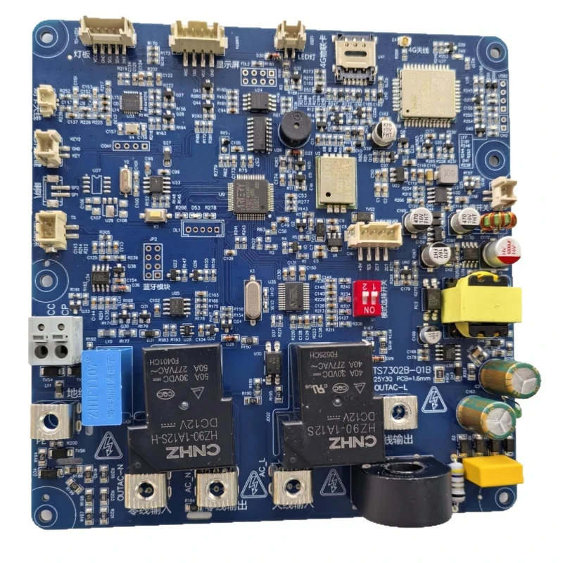 Charging pile main board 7KW plug and play card charging circuit board development PCBA copy board
Charging pile main board 7KW plug and play card charging circuit board development PCBA copy board