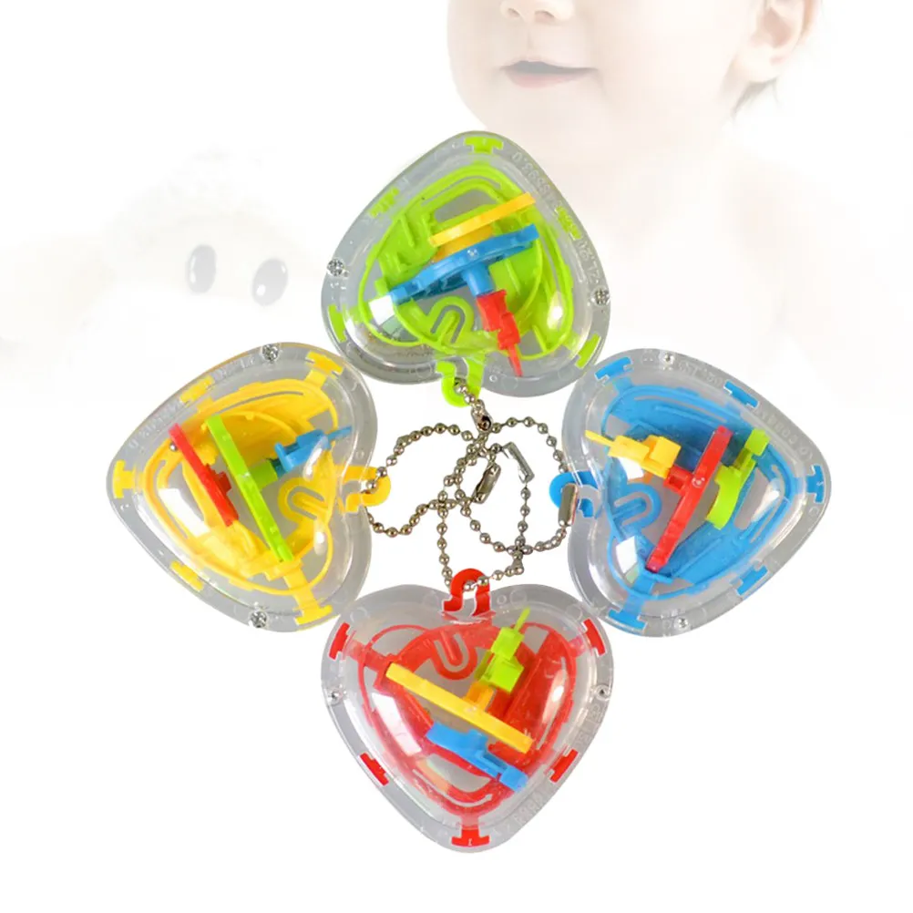 4Pcs 3D Heart Shape Maze Ball Puzzle Game with 50 Challenging Barriers for Kids Adults Seniors to Improve Hand Eye Coordination
4Pcs 3D Heart Shape Maze Ball Puzzle Game with 50 Challenging Barriers for Kids Adults Seniors to Improve Hand Eye Coordination