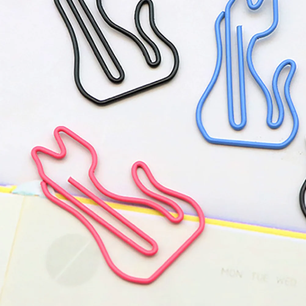24 Pcs Cat Shaped Paper Clips Metal Stationery Supplies Cute Animal Design Office Study Accessories Random Color
24 Pcs Cat Shaped Paper Clips Metal Stationery Supplies Cute Animal Design Office Study Accessories Random Color