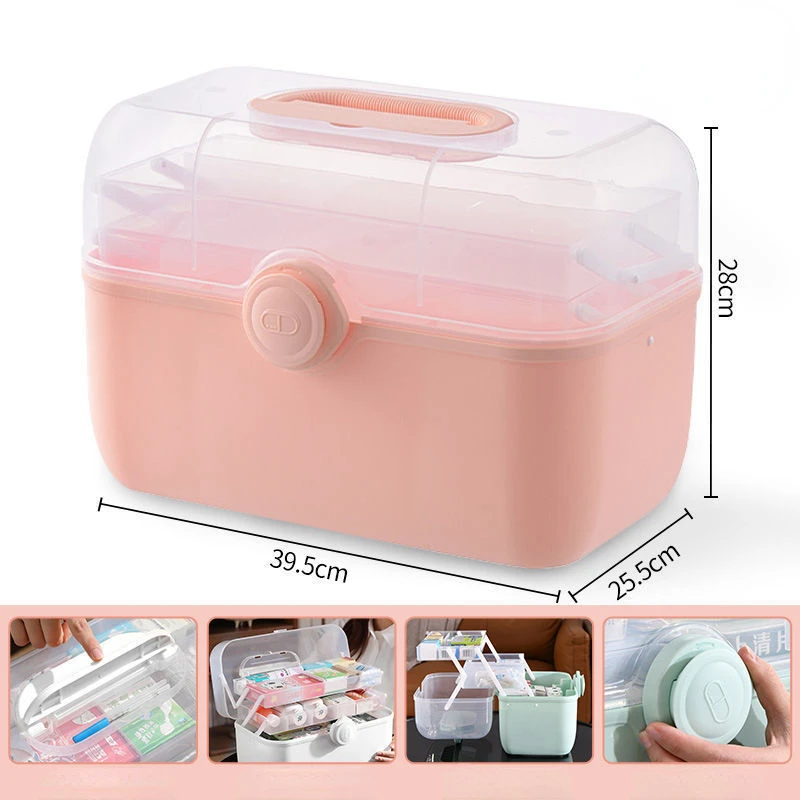 Super Big Capacity Family Medicine Organizer Box Portable First Aid Kit Medicine Storage Container Family Emergency Kit Box
Super Big Capacity Family Medicine Organizer Box Portable First Aid Kit Medicine Storage Container Family Emergency Kit Box