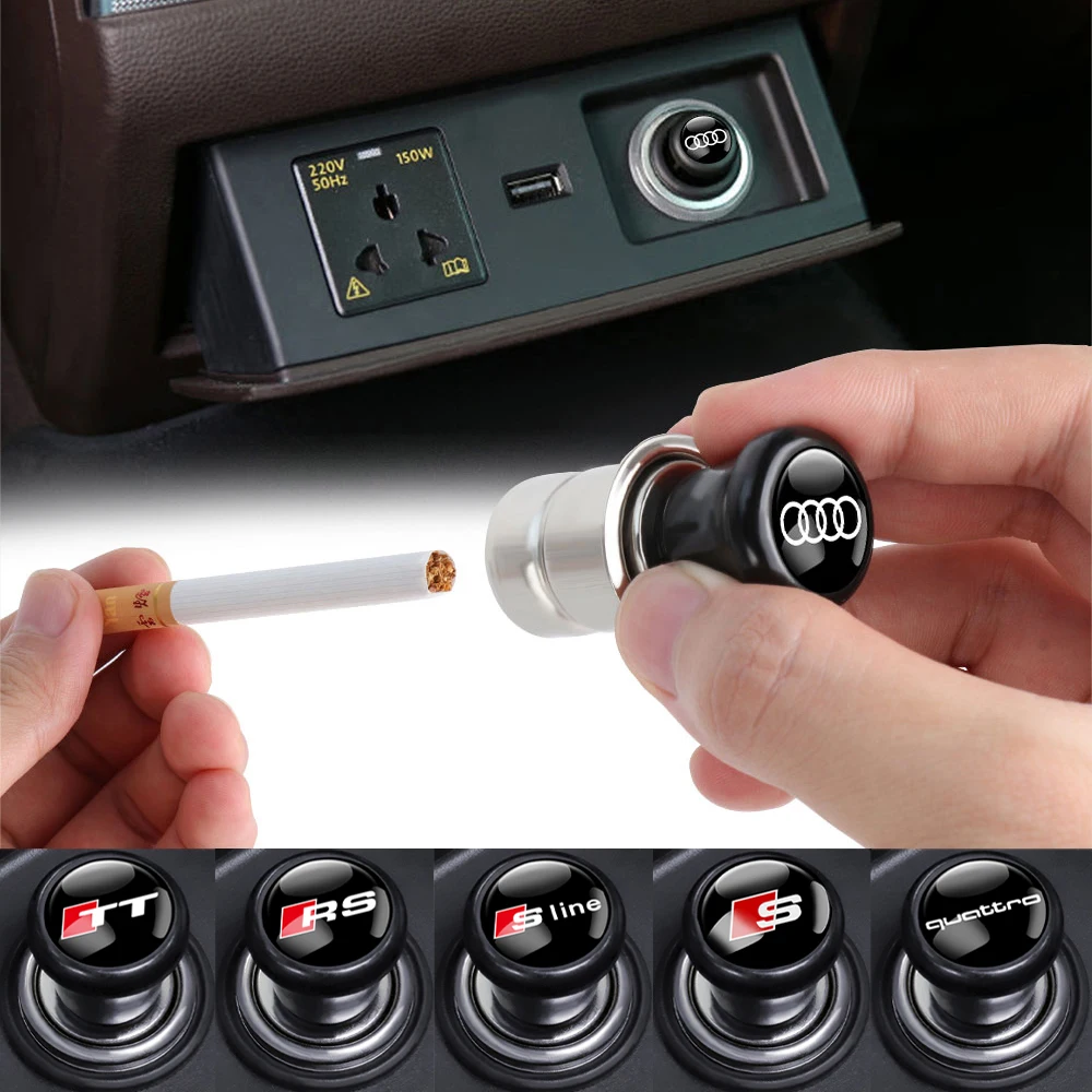 Car Interior Socket Adapter Metal Flameless Electronic Cigarette Lighter For Audi A3 A4 A5 A6 A7 A8 Q2 Q3 Q5 Q7 SLINE RS Quattro
Car Interior Socket Adapter Metal Flameless Electronic Cigarette Lighter For Audi A3 A4 A5 A6 A7 A8 Q2 Q3 Q5 Q7 SLINE RS Quattro