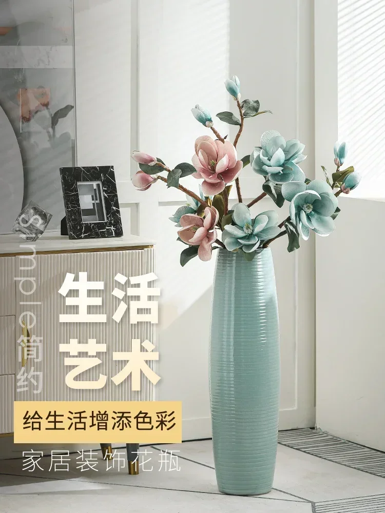 Large Vase Decoration Living Room Floor European Style Simple and Light Luxury High-End Ceramic Flower Arrangement
Large Vase Decoration Living Room Floor European Style Simple and Light Luxury High-End Ceramic Flower Arrangement