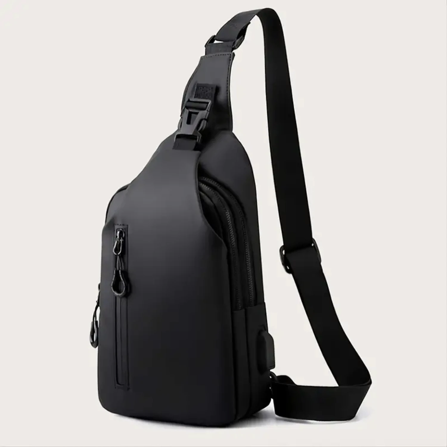 Stylish and Durable Black Nylon Men's Chest Bag with Large Capacity and Multiple Pockets for Travel and Daily Use, Perfect for t
Stylish and Durable Black Nylon Men's Chest Bag with Large Capacity and Multiple Pockets for Travel and Daily Use, Perfect for t