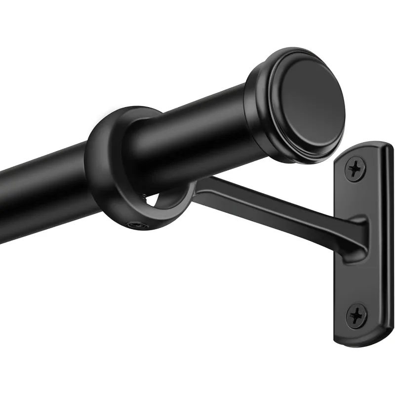 1 Inch Curtain Rods for Windows 144 to 168, Outdoor Industrial Adjustable Curtain Rod, Indoor Rustic Drapery Pole with Brackets
1 Inch Curtain Rods for Windows 144 to 168, Outdoor Industrial Adjustable Curtain Rod, Indoor Rustic Drapery Pole with Brackets