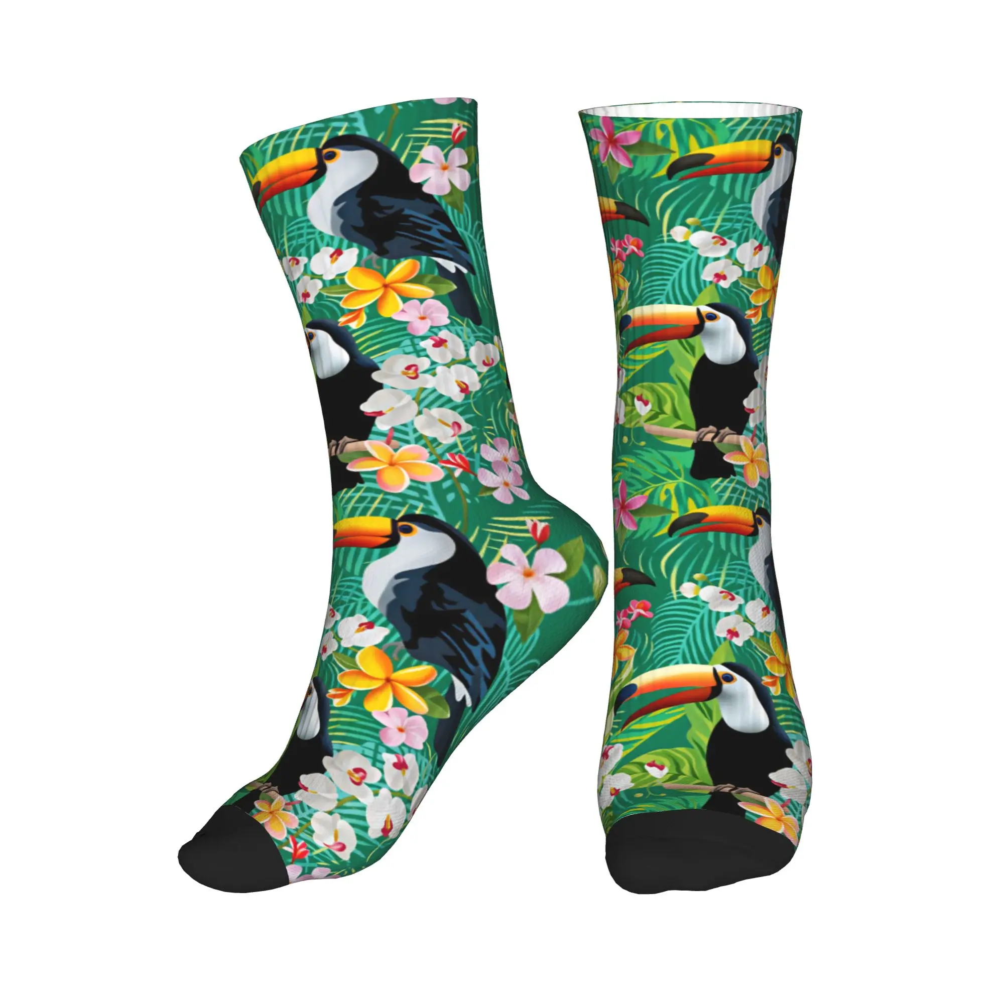 Tropical Toucan Floral Mens Crew Socks Unisex Kawaii 3D Printing Dress Socks
Tropical Toucan Floral Mens Crew Socks Unisex Kawaii 3D Printing Dress Socks