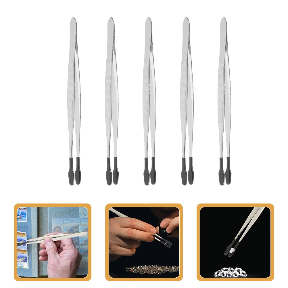 5 Pcs Craft Lock Tweezers for Beads Eyelash Extensions Tools Forceps Precision Crafting
5 Pcs Craft Lock Tweezers for Beads Eyelash Extensions Tools Forceps Precision Crafting
