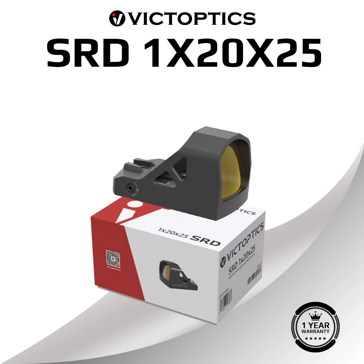 VictOptics SRD 1x20x25 Компактный коллиматор R.M.R 3MOA с автоматической яркостью, из алюминия 7075-T6, для пистолета Glock, охоты и тактической стрельбы
VictOptics SRD 1x20x25 Компактный коллиматор R.M.R 3MOA с автоматической яркостью, из алюминия 7075-T6, для пистолета Glock, охоты и тактической стрельбы
