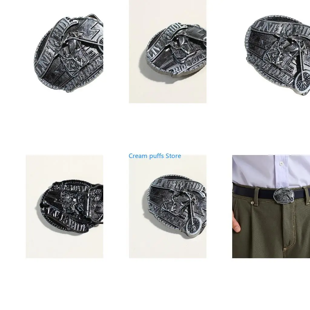 50LE Punk Belt Fastener Embossed Skull Pattern Belt Buckle for Men Women Belt Decors
50LE Punk Belt Fastener Embossed Skull Pattern Belt Buckle for Men Women Belt Decors