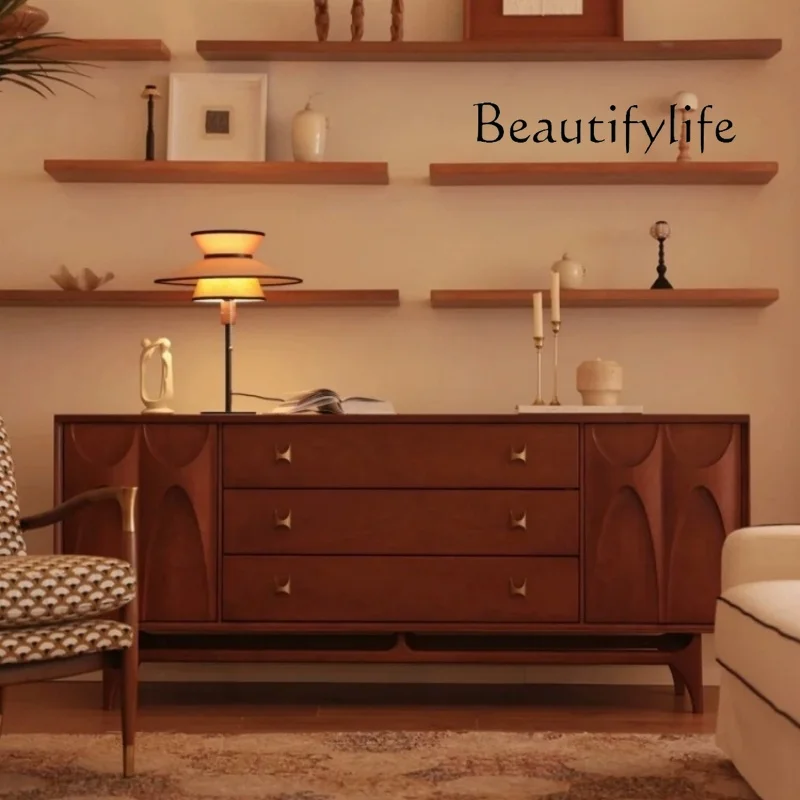 solid wood dining side cabinet designer is surprised by the quiet wind retro bucket cabinet, entrance cabinet against the wall
solid wood dining side cabinet designer is surprised by the quiet wind retro bucket cabinet, entrance cabinet against the wall