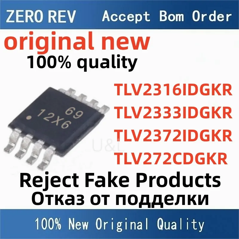 100% NEW TLV2316IDGKR 12X6 TLV2333IDGKR 12Z6 TLV2372IDGKR APG TLV272CDGKR AVF VSSOP8 Brand new original chips ic
100% NEW TLV2316IDGKR 12X6 TLV2333IDGKR 12Z6 TLV2372IDGKR APG TLV272CDGKR AVF VSSOP8 Brand new original chips ic