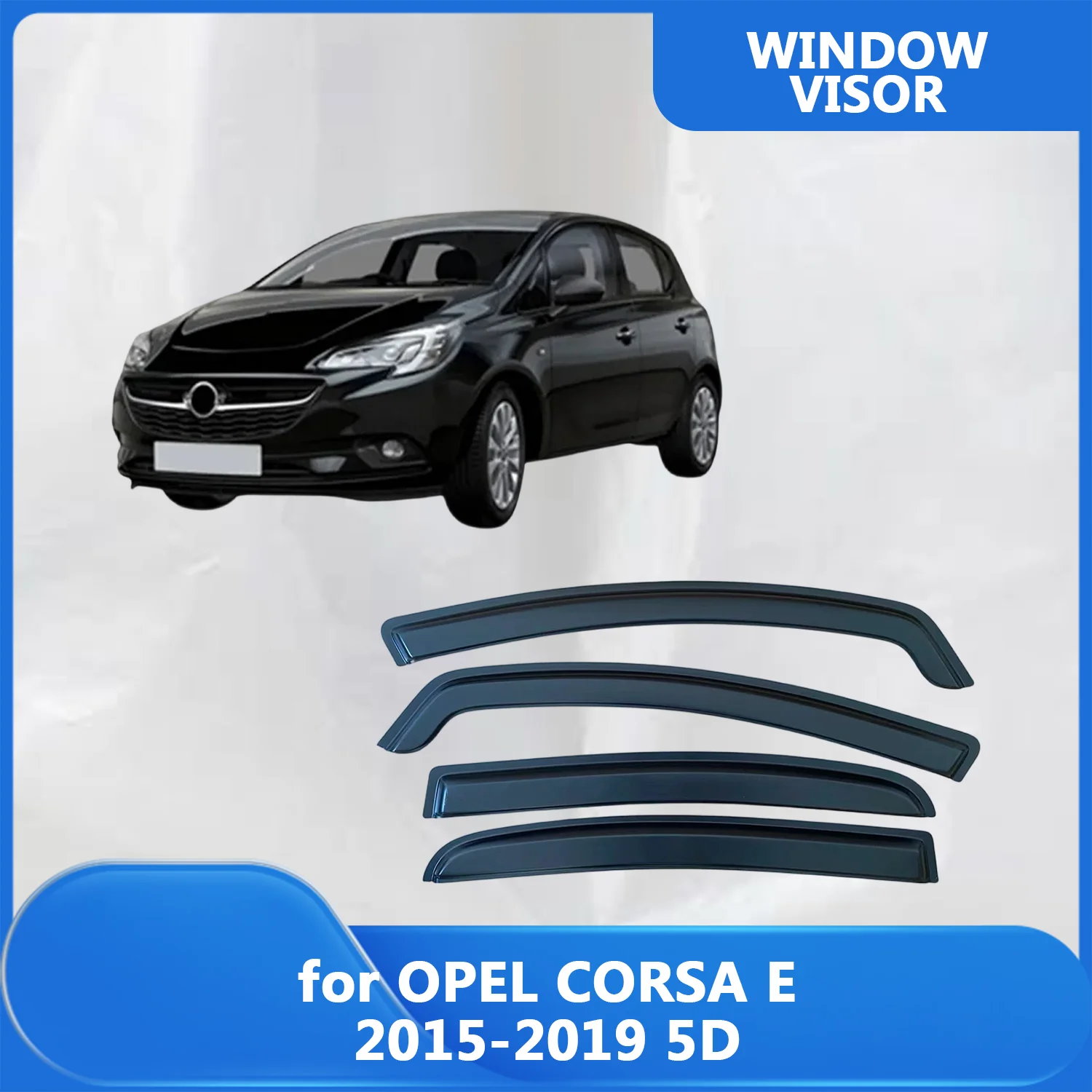 Window Visor for OPEL CORSA E 2015-2019 5-Door Wind Deflectors Rain Guards Door Visor Vent Shades Ventvisor Exterior Parts
Window Visor for OPEL CORSA E 2015-2019 5-Door Wind Deflectors Rain Guards Door Visor Vent Shades Ventvisor Exterior Parts