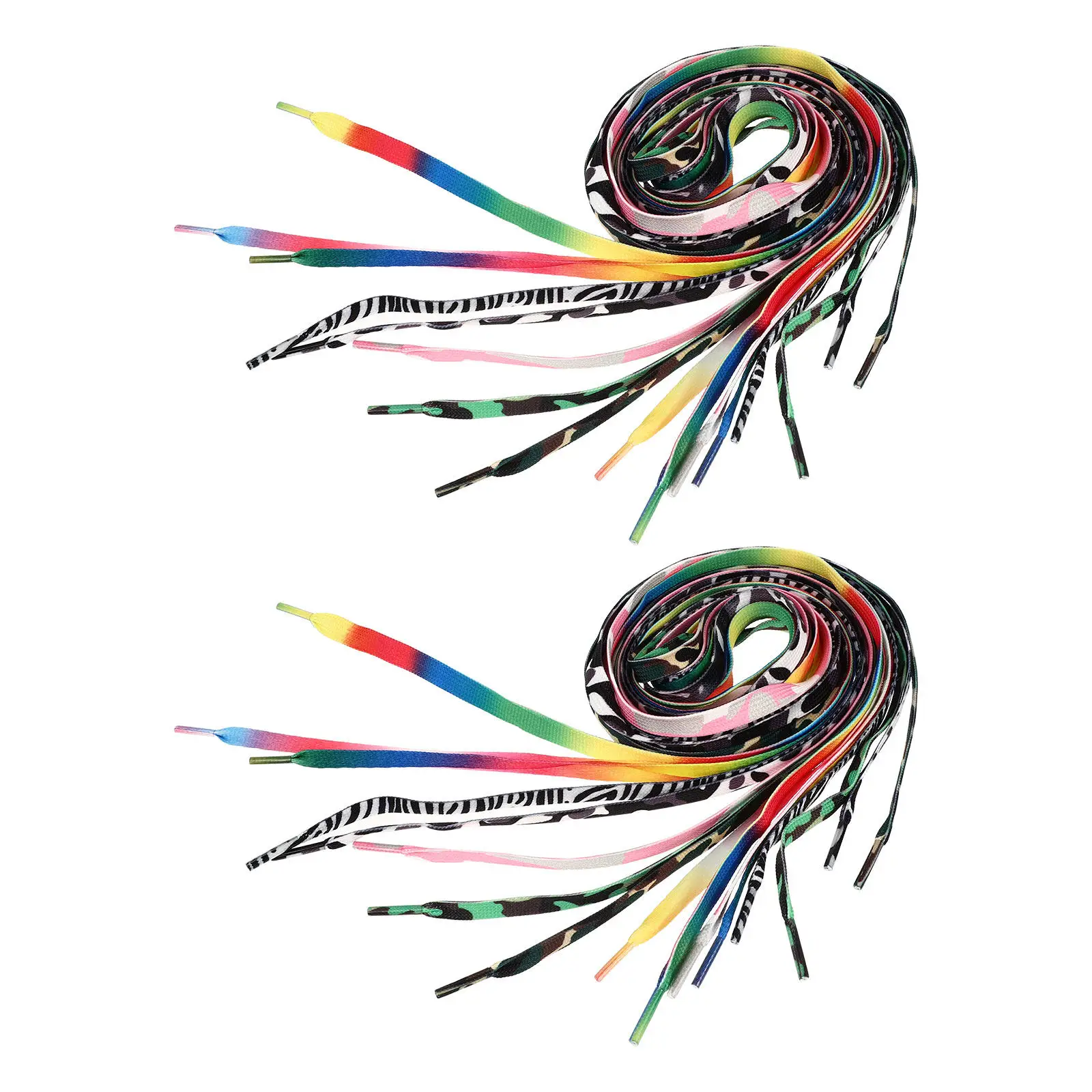 8 Pairs Skate Laces Shoe Sports Shoelaces Replacement for Sneakers Roller Colourful
8 Pairs Skate Laces Shoe Sports Shoelaces Replacement for Sneakers Roller Colourful