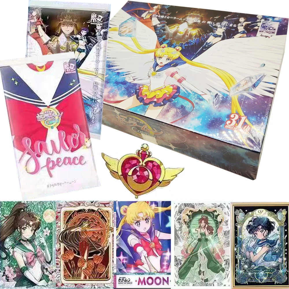 Оптовая продажа, коллекционные карты Сейлор Мун для детей, аниме, классические волшебные девушки, милые фантазийные сказочные художественные карты, подарки для хобби
Оптовая продажа, коллекционные карты Сейлор Мун для детей, аниме, классические волшебные девушки, милые фантазийные сказочные художественные карты, подарки для хобби