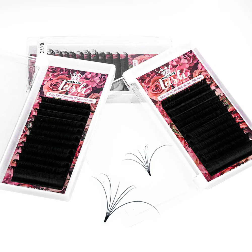 10pcs Hot Sale All Size Fluffy Long-lasting Easy Fanning Lash Matte Black Synthetic Mink Camellia Blooming Eyelash Trays by
10pcs Hot Sale All Size Fluffy Long-lasting Easy Fanning Lash Matte Black Synthetic Mink Camellia Blooming Eyelash Trays by