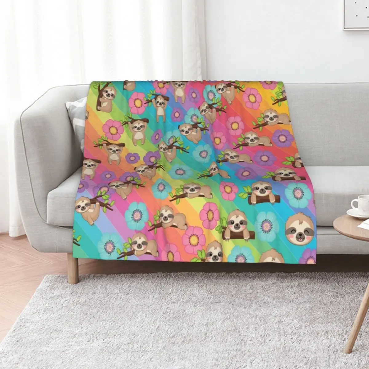 sloth rainbow and flower Throw Blanket Personalized Gift Luxury Single Blankets Sofas Of Decoration Blankets
sloth rainbow and flower Throw Blanket Personalized Gift Luxury Single Blankets Sofas Of Decoration Blankets