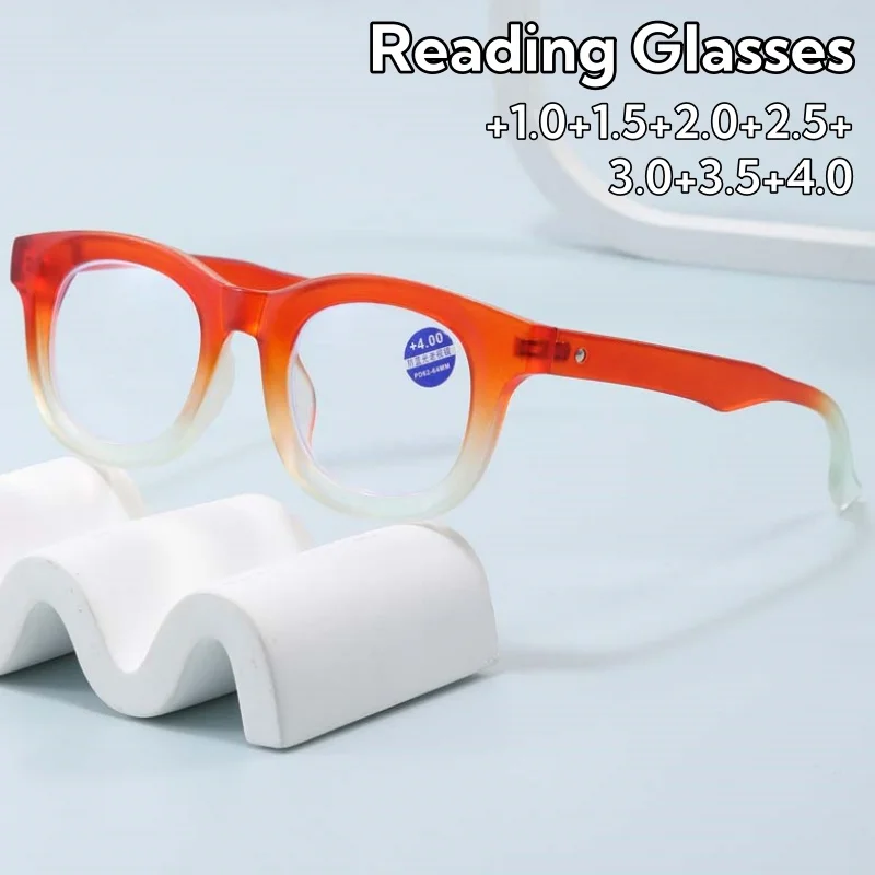 Personality Fashion Multicolor Reading Glasses HD Full-frame Ultra Light Unisex Blue Light Blocking Presbyopia Eyeglasses
Personality Fashion Multicolor Reading Glasses HD Full-frame Ultra Light Unisex Blue Light Blocking Presbyopia Eyeglasses