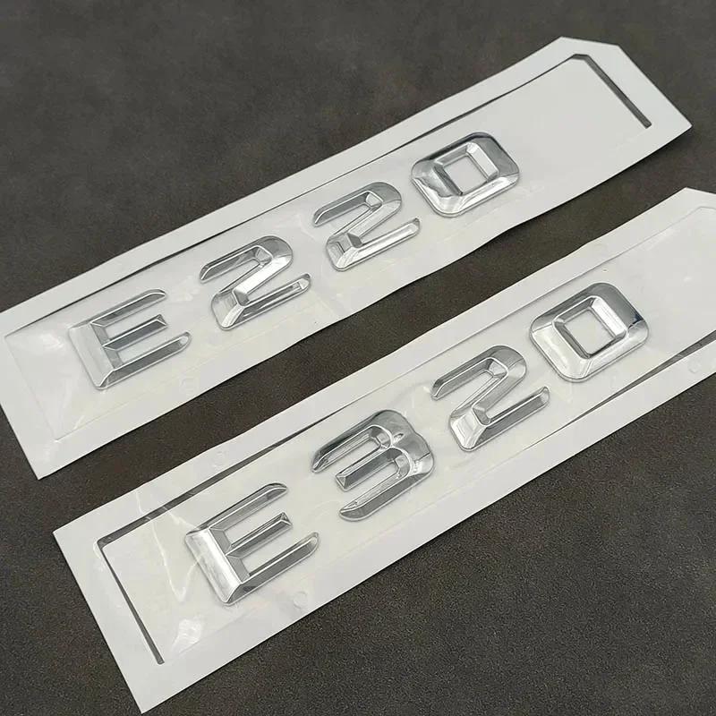 3D Chrome Sticker For Mercedes Benz E200 E220 E300 E320 E350 W213 W212 W211 Car Letters Emblem Logo Trunk Stickers Accessories
3D Chrome Sticker For Mercedes Benz E200 E220 E300 E320 E350 W213 W212 W211 Car Letters Emblem Logo Trunk Stickers Accessories