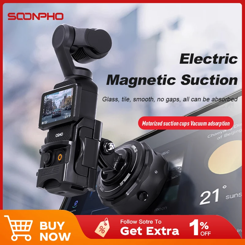 SOONPHO Electric Suction Cup Holder For Dji Osmo Pocket 3 Portable Camera Suction Cup Stand For Dji Photography Kit Accessories
SOONPHO Electric Suction Cup Holder For Dji Osmo Pocket 3 Portable Camera Suction Cup Stand For Dji Photography Kit Accessories