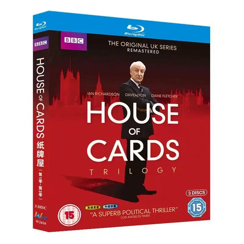 BD Blu-ray Disc House of Cards Seasons 1–3 British Drama 1080p Box Set Chinese and English Subtitles
BD Blu-ray Disc House of Cards Seasons 1–3 British Drama 1080p Box Set Chinese and English Subtitles