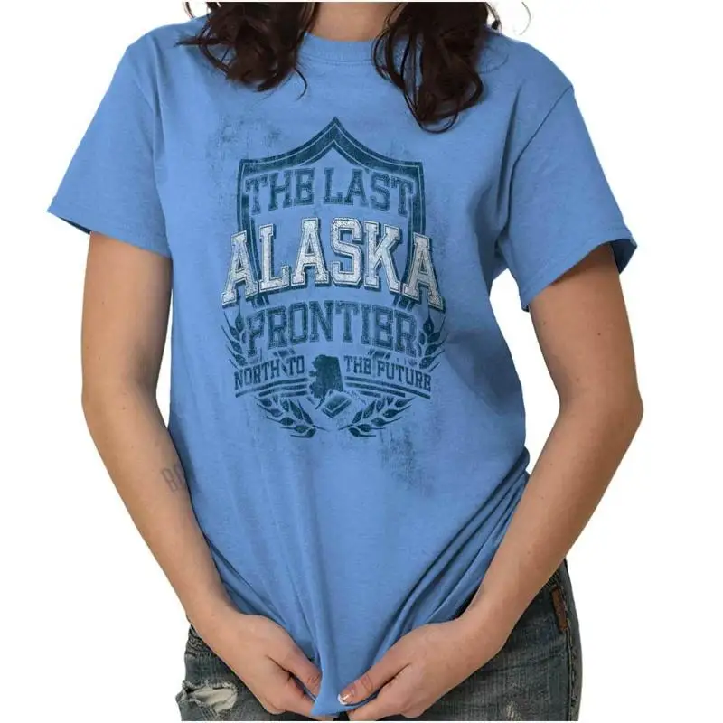 Сувенирные туристические женские футболки с надписью Alaska State Motto, футболки для женщин
Сувенирные туристические женские футболки с надписью Alaska State Motto, футболки для женщин