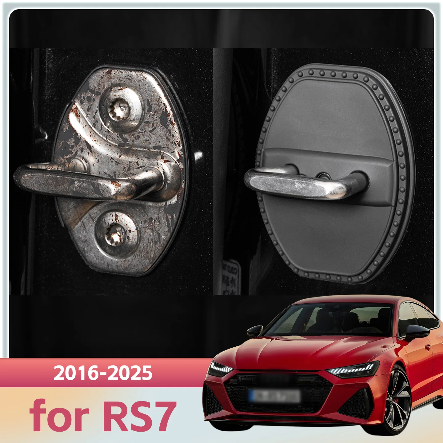 2/4 шт. силиконовый чехол для дверного замка автомобиля, защитный декоративный чехол для Audi RS7 2016 2017 2018 2019 2020 2021 2022 2023 2024 2025
2/4 шт. силиконовый чехол для дверного замка автомобиля, защитный декоративный чехол для Audi RS7 2016 2017 2018 2019 2020 2021 2022 2023 2024 2025