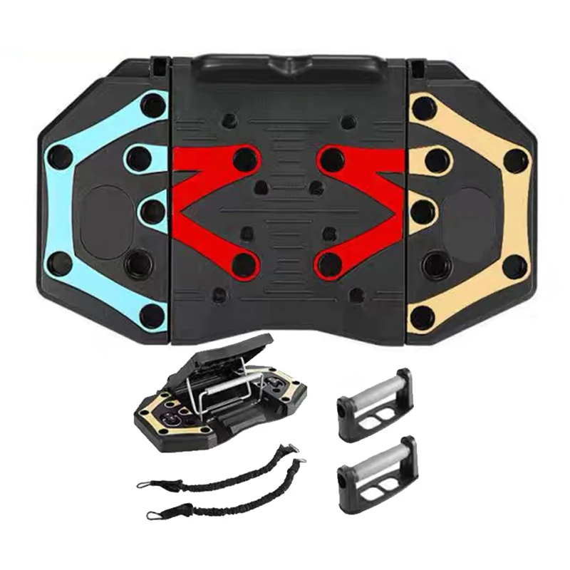 Многофункциональный набор для отжиманий 2-в-1/3-в-1/4-в-1: тренажер для силовых тренировок
Многофункциональный набор для отжиманий 2-в-1/3-в-1/4-в-1: тренажер для силовых тренировок